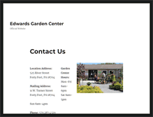 Tablet Screenshot of edwardsgardencenter.com